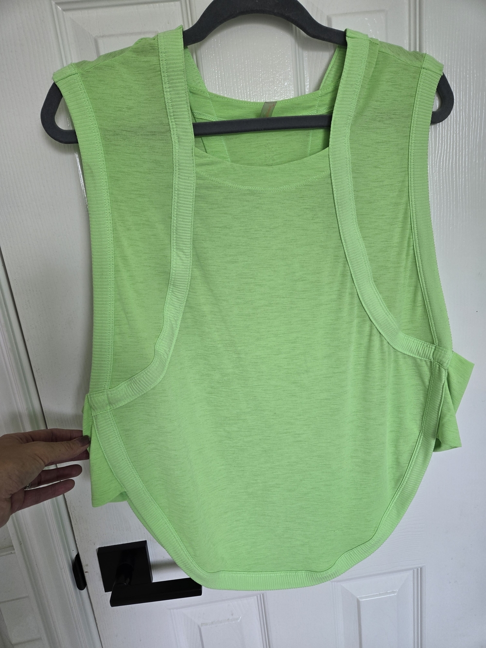 FP Movement by Free People Neon Lime Layered Back Tank Top